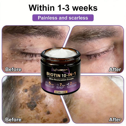 Made and Shipped from USA ✨LUMIVO™  Biotin 10-in-1 Skin Restoration Cream 🍀