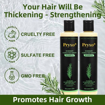 🔥 50% OFF For The Next 3 Hours Only! Pryxo® Rosemary Shampoo | Hair Growth & Anti-Dandruff Scalp Treatment