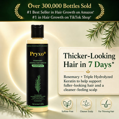 🔥 50% OFF For The Next 3 Hours Only! Pryxo® Rosemary Shampoo | Hair Growth & Anti-Dandruff Scalp Treatment