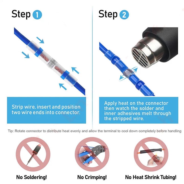⏰ 3-Hour Flash Sale —300PCS WATERPROOF SOLDER WIRE CONNECTOR KIT