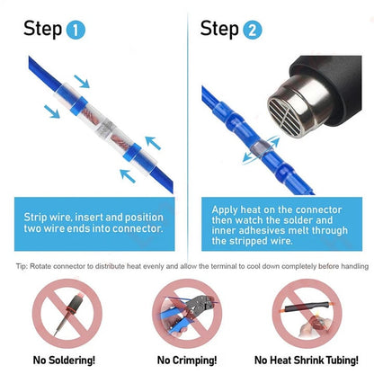 ⏰ 3-Hour Flash Sale —300PCS WATERPROOF SOLDER WIRE CONNECTOR KIT