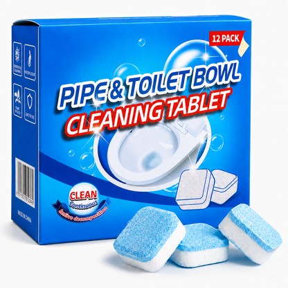 🔥 FINAL 3 HOURS💥🫧Drain Cleaning Tablets 12 Pack For Sinks, Showers & Washing Machines