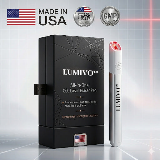 LUMIVO™ All-in-One CO₂ Laser Eraser Pen | Removes Moles, Warts, Skin Flaws & Pigmentation