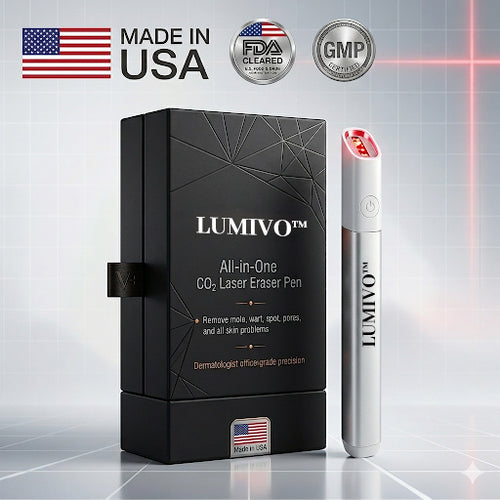 LUMIVO™ All-in-One CO₂ Laser Eraser Pen | Removes Moles, Warts, Skin Flaws & Pigmentation